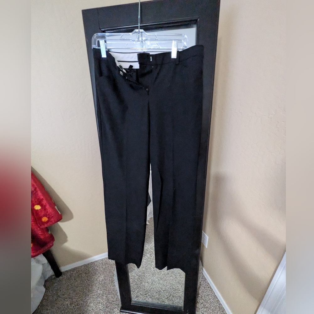 The Limited Straight Leg Black Womens Trousers - Picture 2 of 5